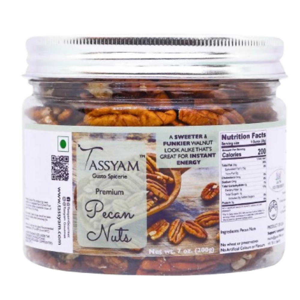 Tassyam Organics Exotic Pecan Nuts | Grocsy