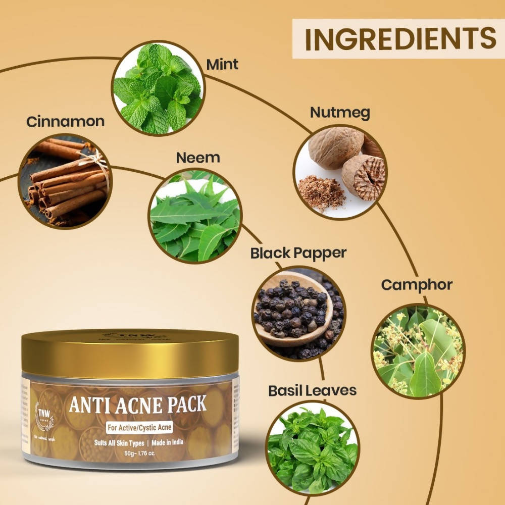 The Natural Wash Anti-Acne Pack For Active/Cystic Acne | Grocsy