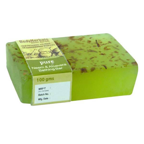 Bodyherbals Pure Neem & Aloe Vera Bathing Bar | Grocsy