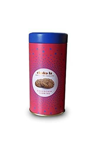 Choko La Egg less Cookies Gifting Hamper Cocoa Almond, Chocochip Tin Set | Grocsy