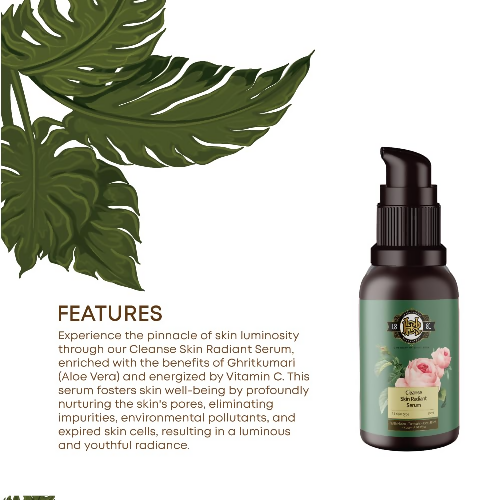 Cleanse Ayurveda Cleanse Skin Radiance Face Serum | Grocsy