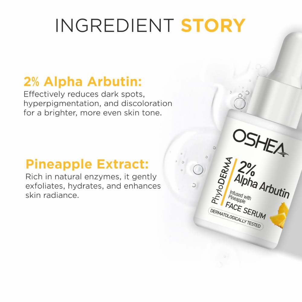 Oshea Herbals Phytoderma 10% Glycolic Acid & 2% Niacinamide Face Serum | Grocsy