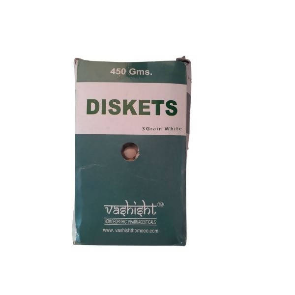 Vashisht Homeopathy Diskets - 3 Grain White | Grocsy