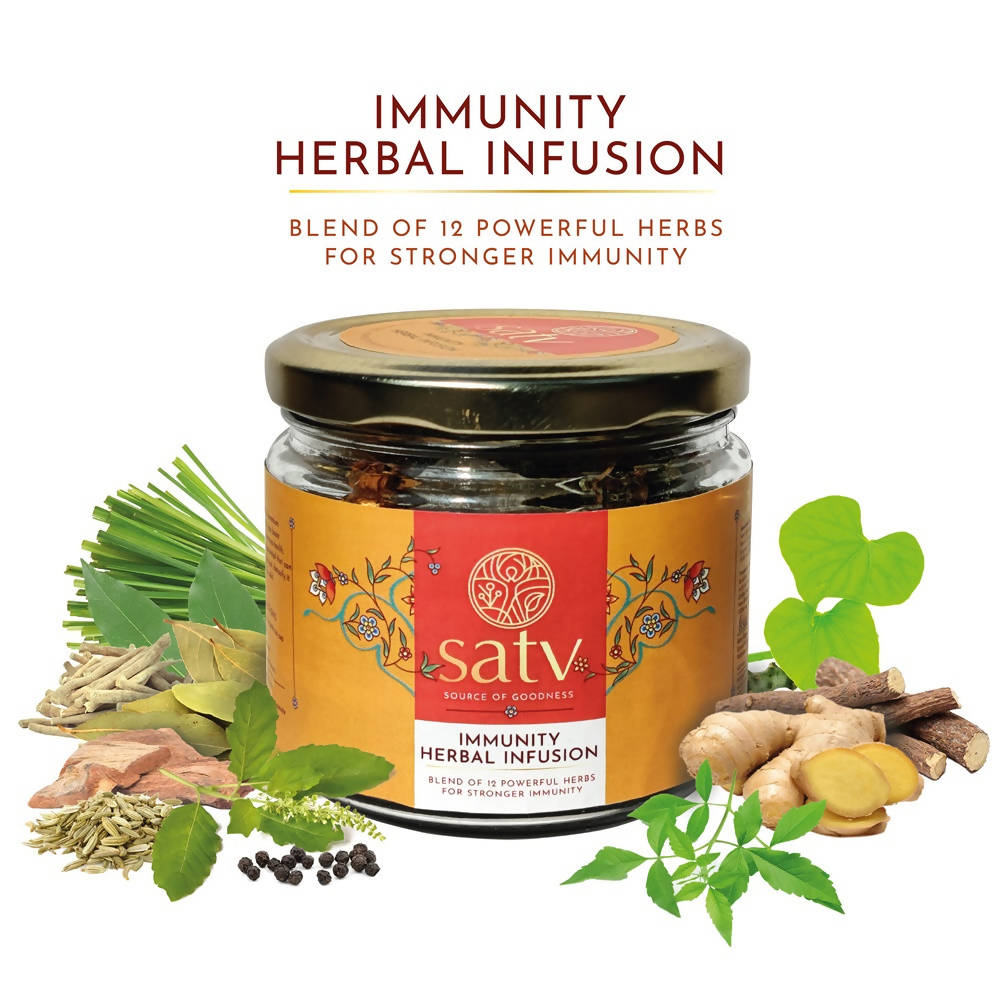 Satv Immunity Herbal Infusion Tea Loose | Grocsy