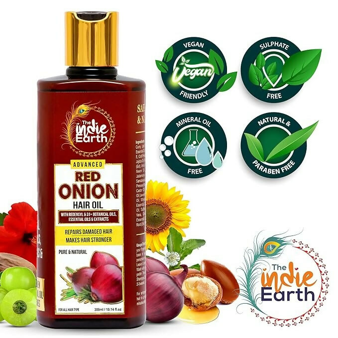 The Indie Earth Advanced Red Onion Oil | Grocsy