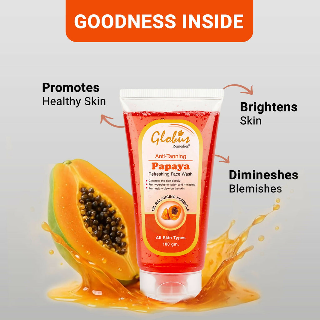 Globus Remedies Papaya Face Wash | Grocsy