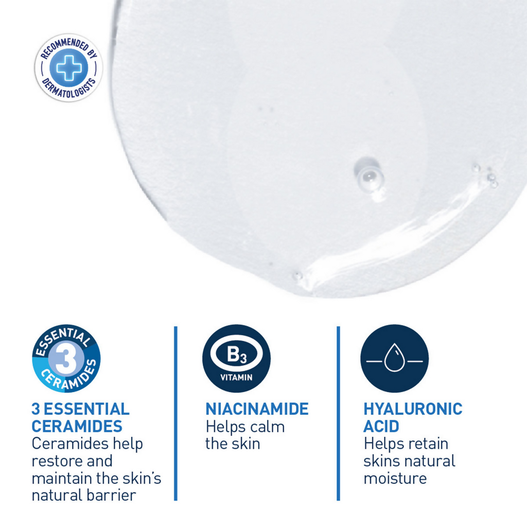 Cerave Foaming Daily Gel Cleanser for Normal to Oily Skin | Grocsy