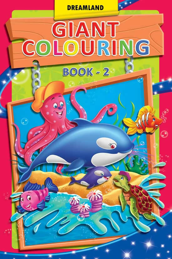 Dreamland Giant Colouring Book - 2 | Grocsy