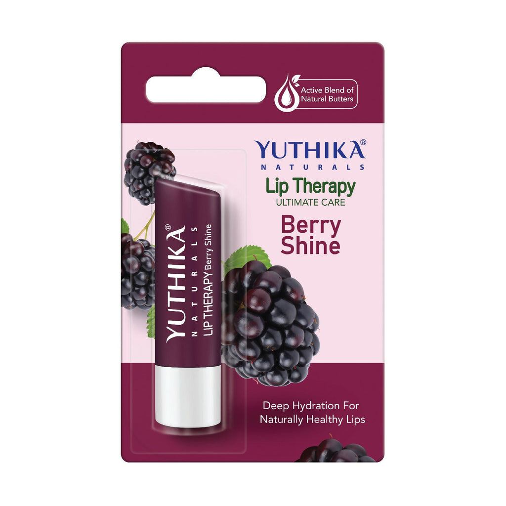 Yuthika Moisturizing Lip Balm – Berry Shine | Grocsy
