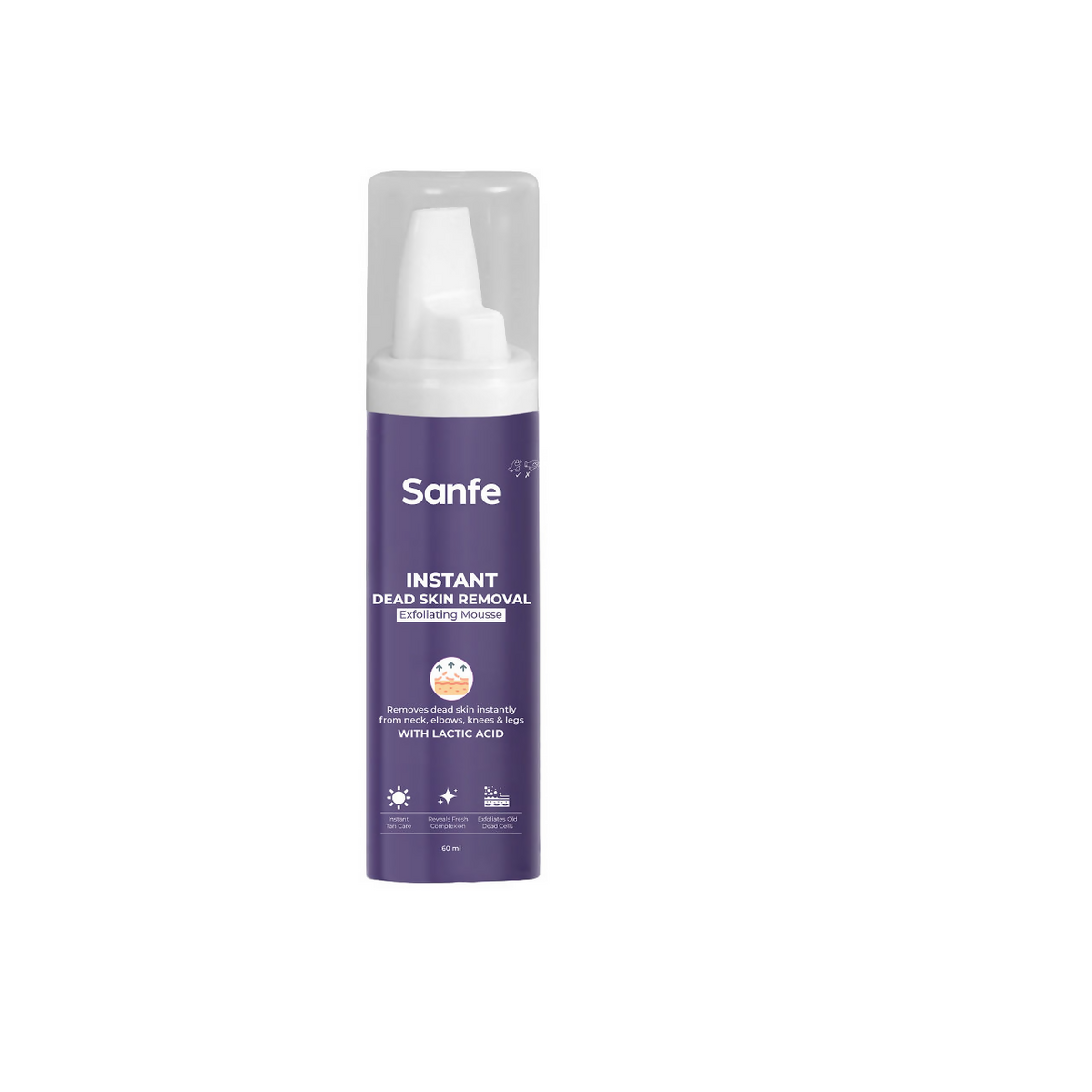 Sanfe Instant Dead Skin Removal Exfoliating Mousse | Grocsy