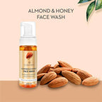 Glamveda Almond & Honey Nourishing Foaming Face Wash | Grocsy