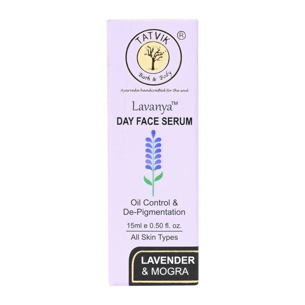 Tatvik Ayurveda Lavanya Day Face Serum (Lavender & Mogra) | Grocsy