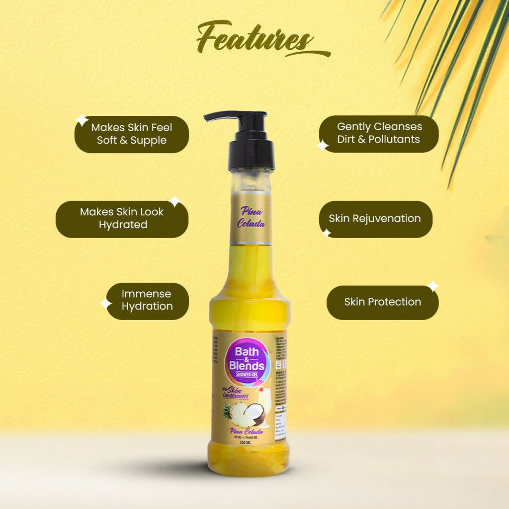 Bath & Blends Pina Colada Shower Gel | Grocsy