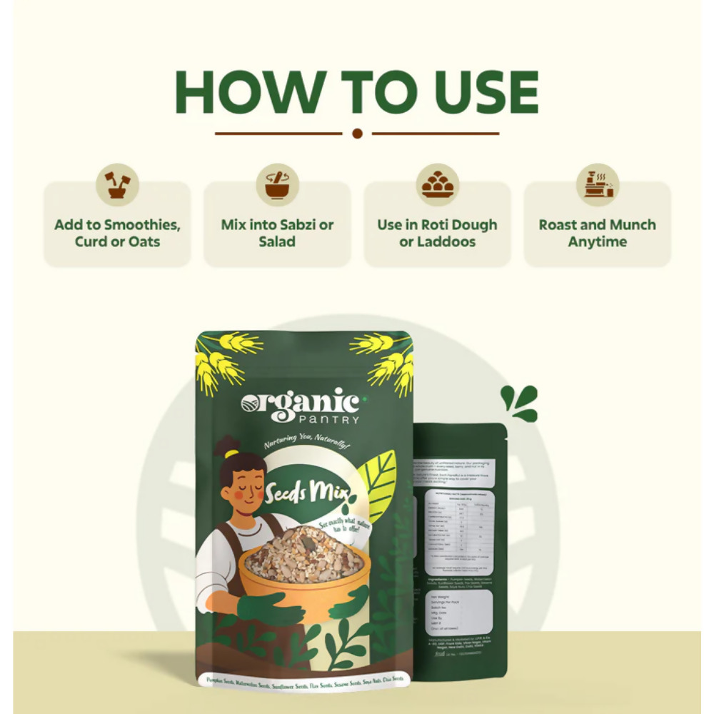 Organic Pantry Seeds Mix | Grocsy