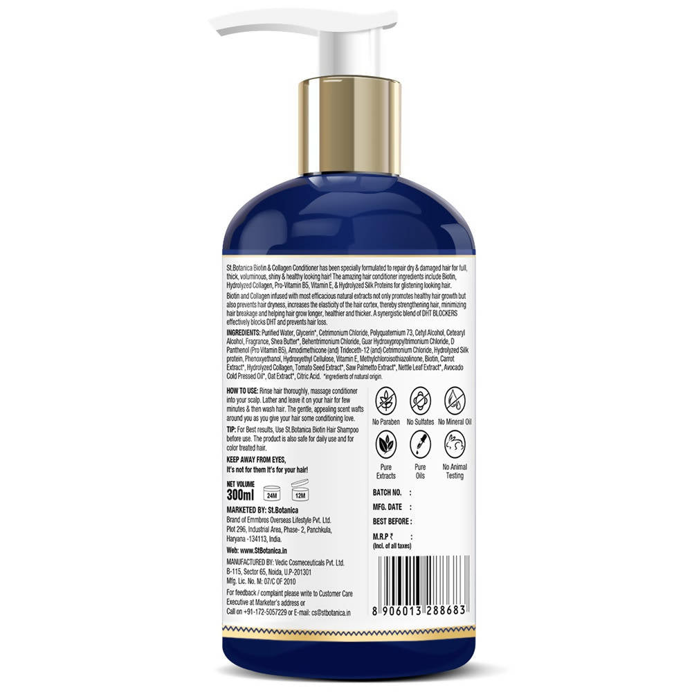 St.Botanica Biotin & Collagen Conditioner | Grocsy