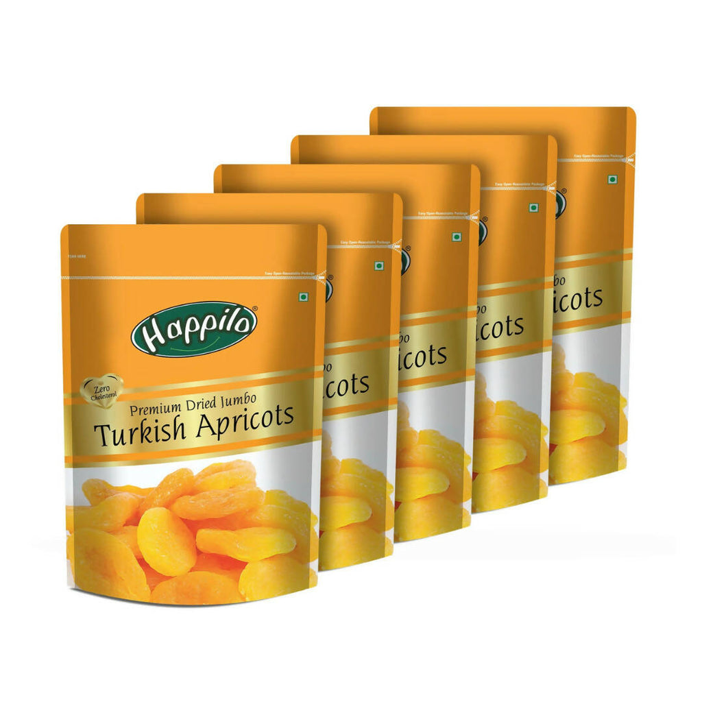 Happilo Premium Dried Turkish Apricots | Grocsy