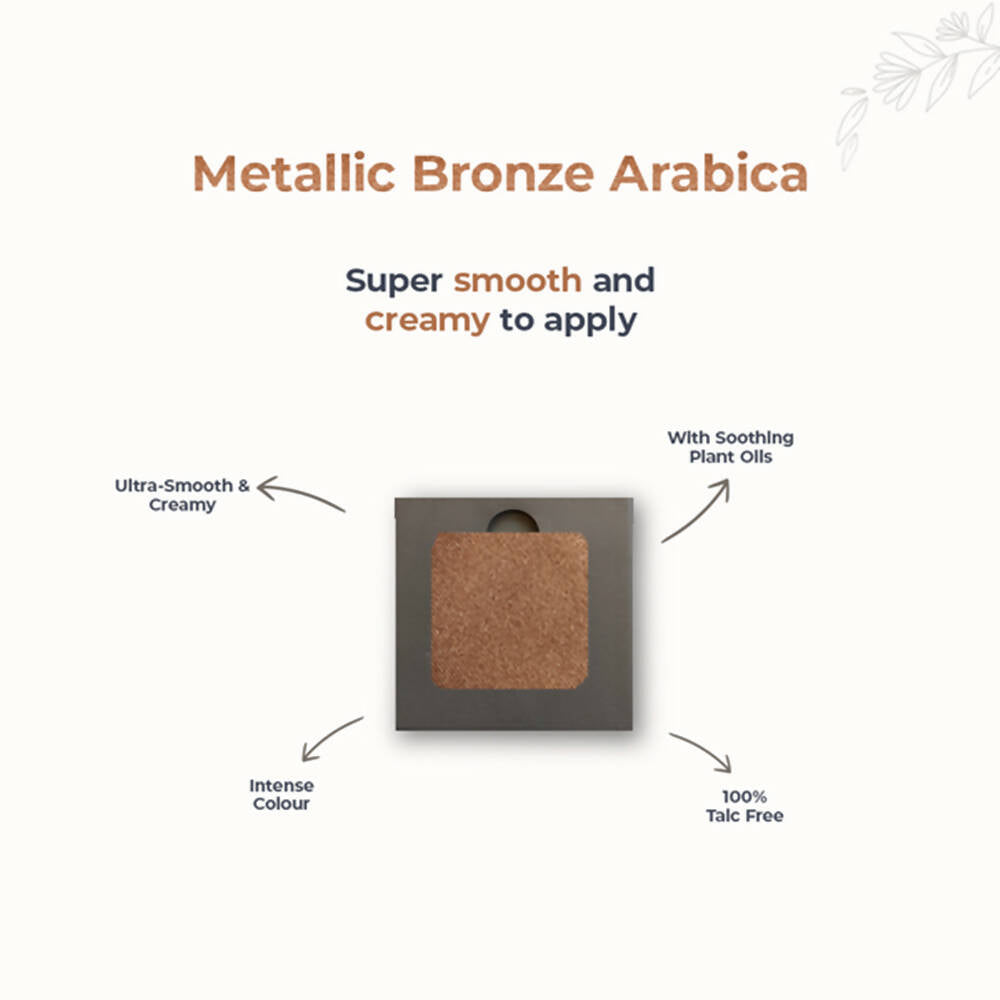 Disguise Satin Smooth Eyeshadow Squares - Metallic Bronze Arabica 210 | Grocsy