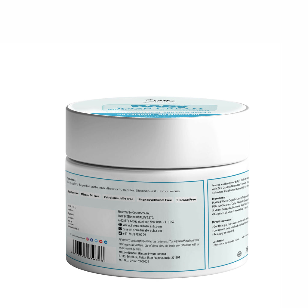 The Natural Wash Diaper Rash Cream for Babies | Grocsy