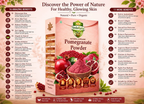 VedaRasa Pomegranate Powder For Glowing Skin & Immunity Boost Natural Fruit Powder | Grocsy