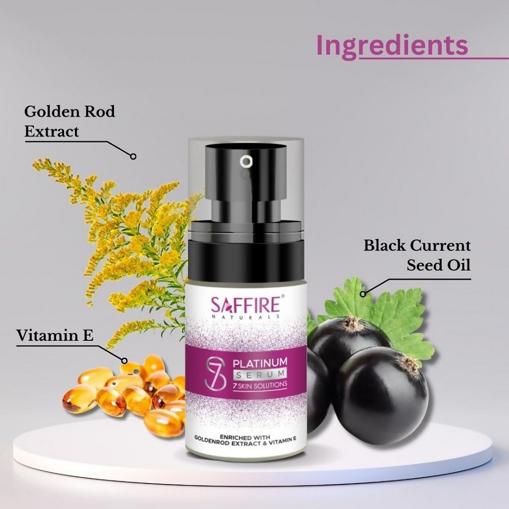 Saffire Naturals S7 Platinum Face Serum | Grocsy