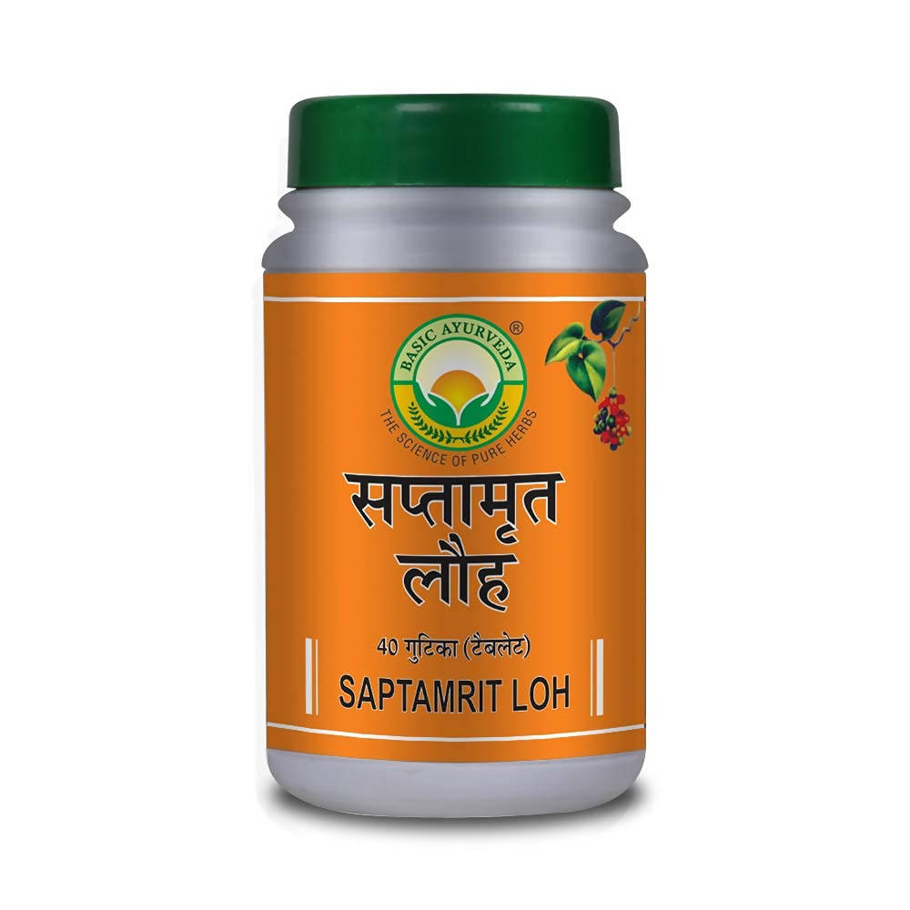 Basic Ayurveda Saptamrit Loh Tablet | Grocsy