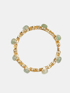 Ruby Raang 22k Gold Polished Kundan Bangle | Grocsy