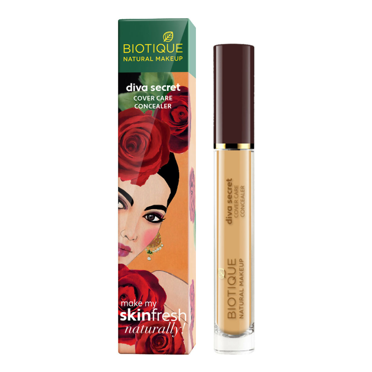 Biotique Diva Secret Cover Care Concealer - Golden Honey | Grocsy