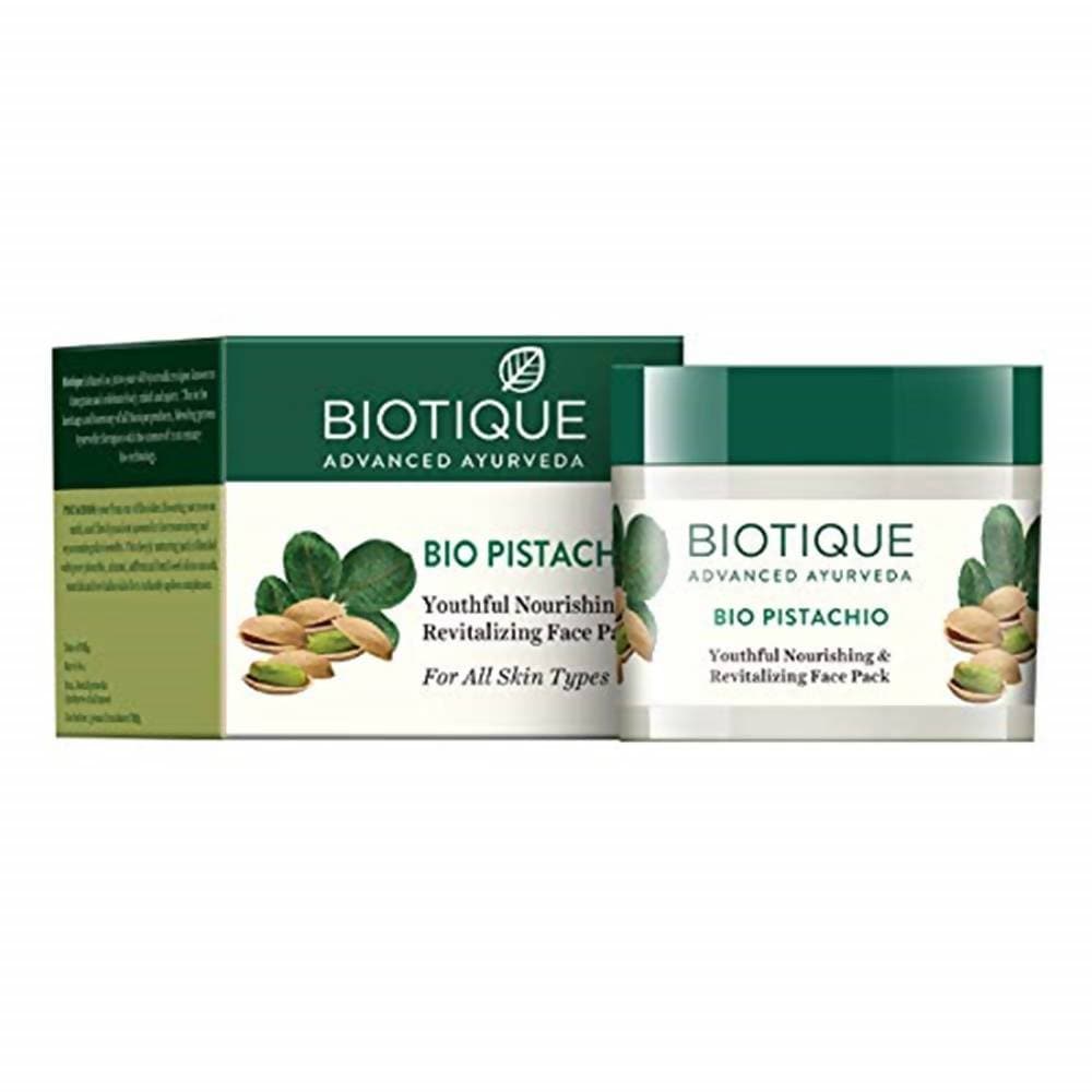 Biotique Bio Pistachio Youthful Nourishing & Revitalizing Face Pack | Grocsy