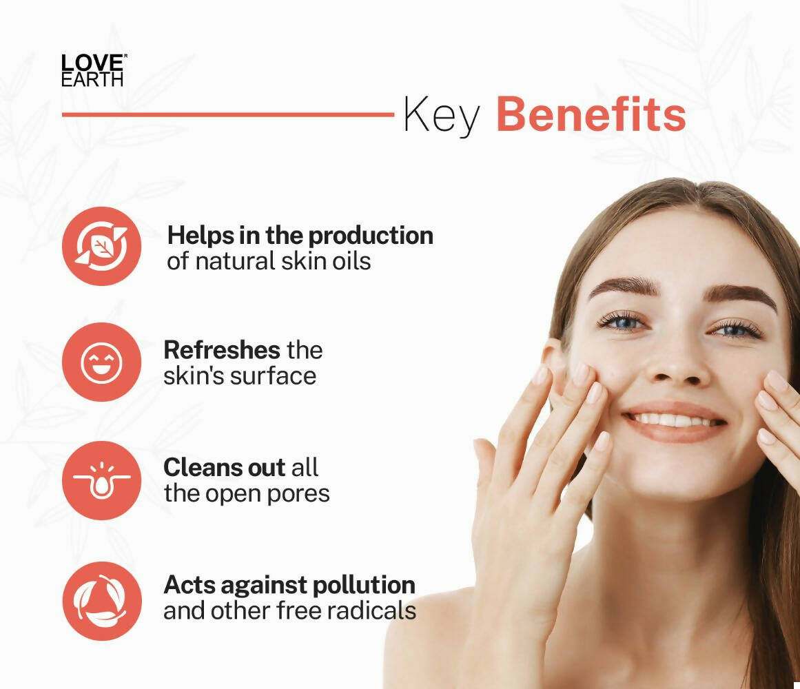 Love Earth No Foam Face Wash | Grocsy