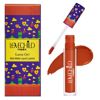 LoveChild By Masaba Gupta Bonus Transfer-proof Rustic Orange Liquid Lipstick | Grocsy