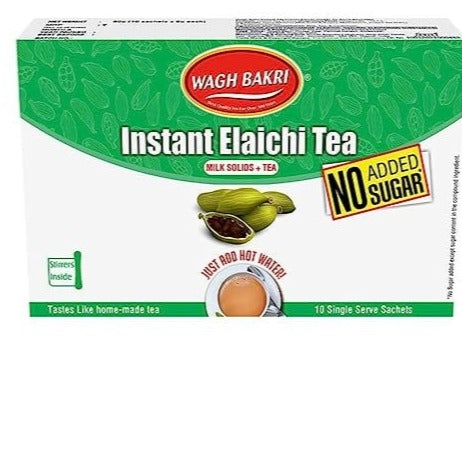 Wagh Bakri Elaichi Instant Tea Premix - No Added Sugar | Grocsy