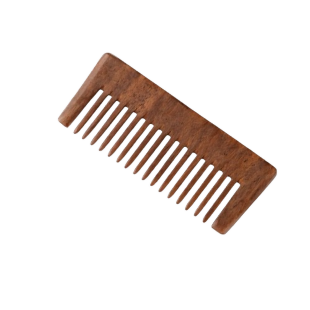 Bronson Professional Kacchi Neem Handmade Wooden Comb | Grocsy