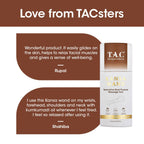 TAC - The Ayurveda Co. Kansa Wand Dual Purpose Massager Tool for Face & Body | Grocsy