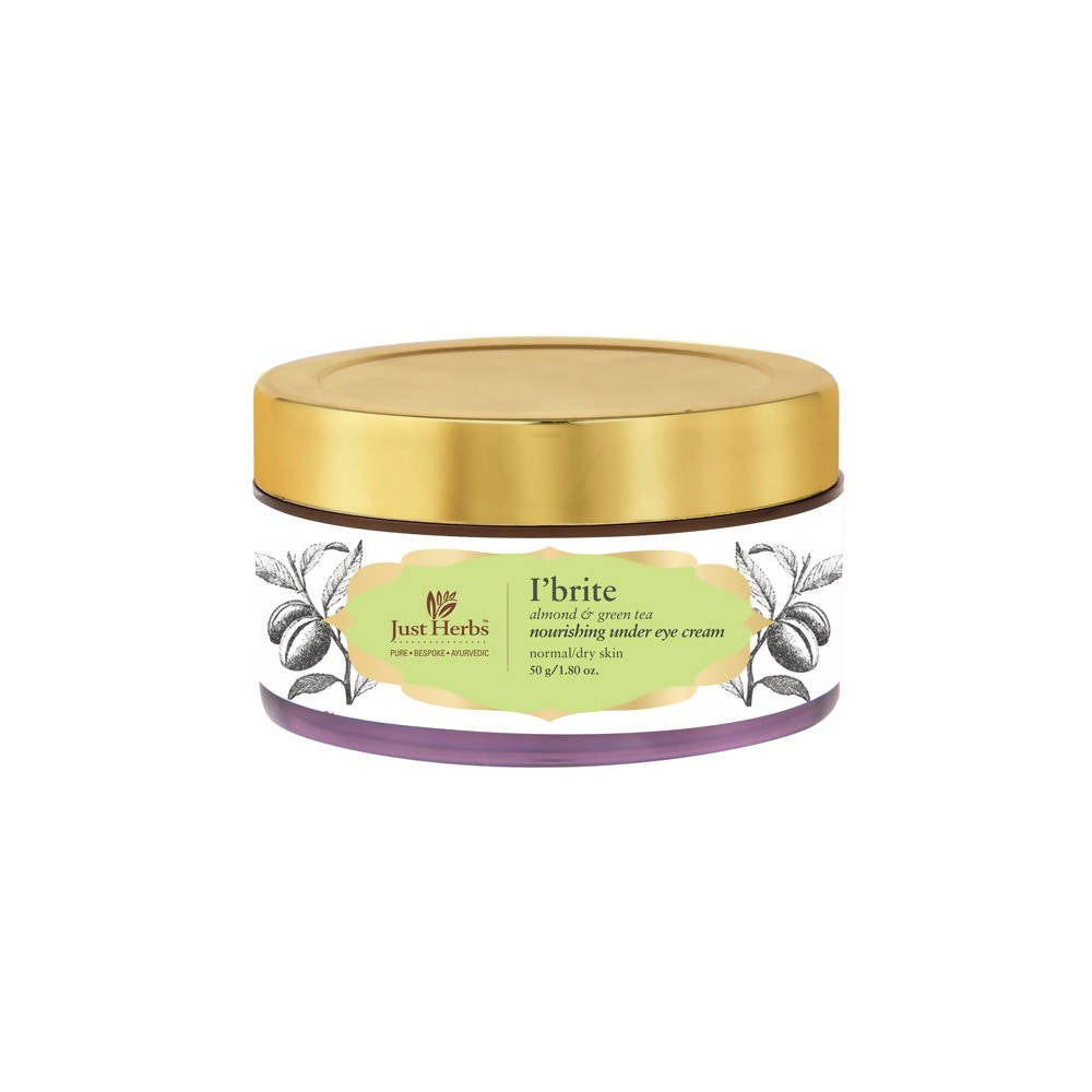 Just Herbs I'brite Almond & Green Tea Nourishing Under Eye Cream | Grocsy