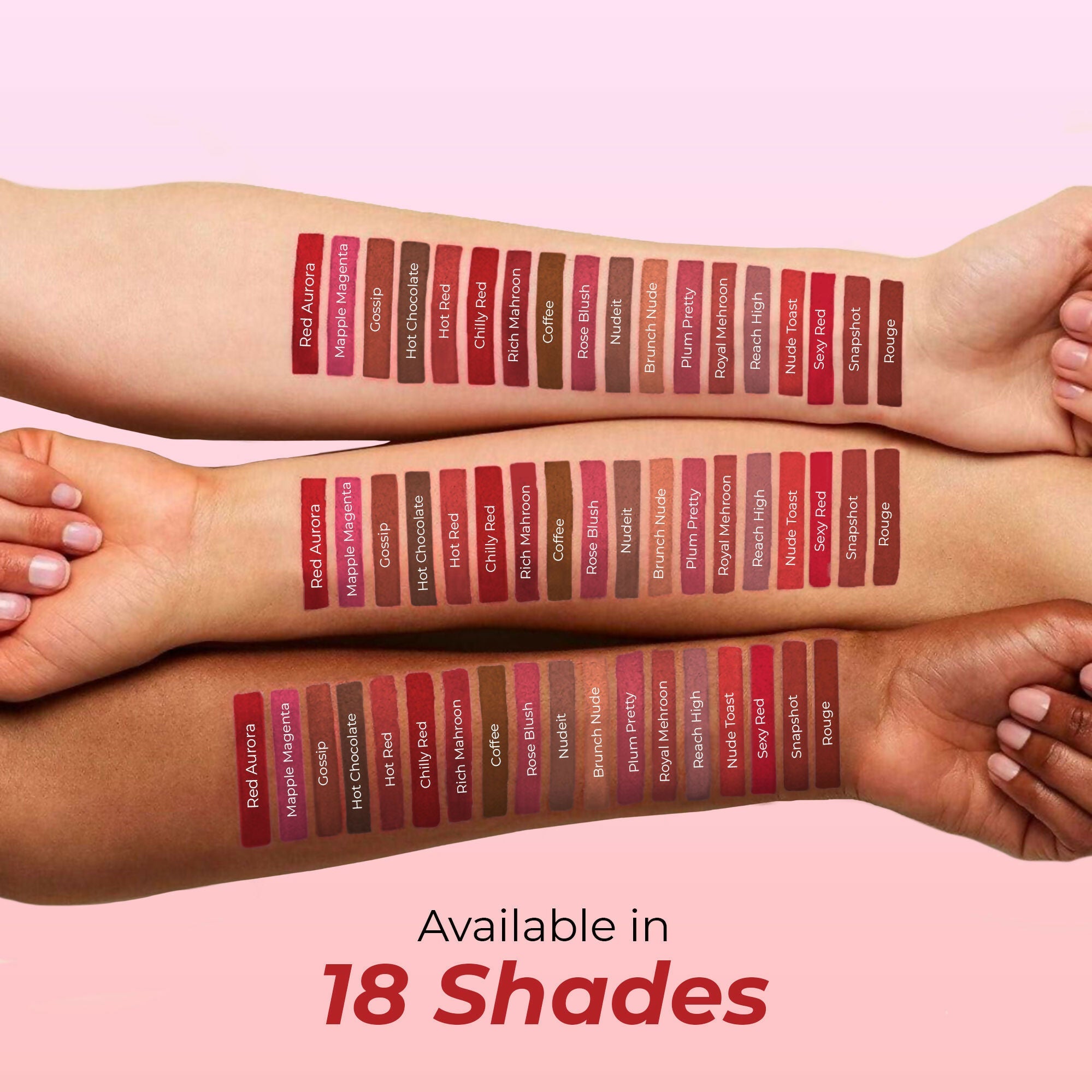 Colors Queen Lippie Stick Matte Lipstick - Red Aurora | Grocsy