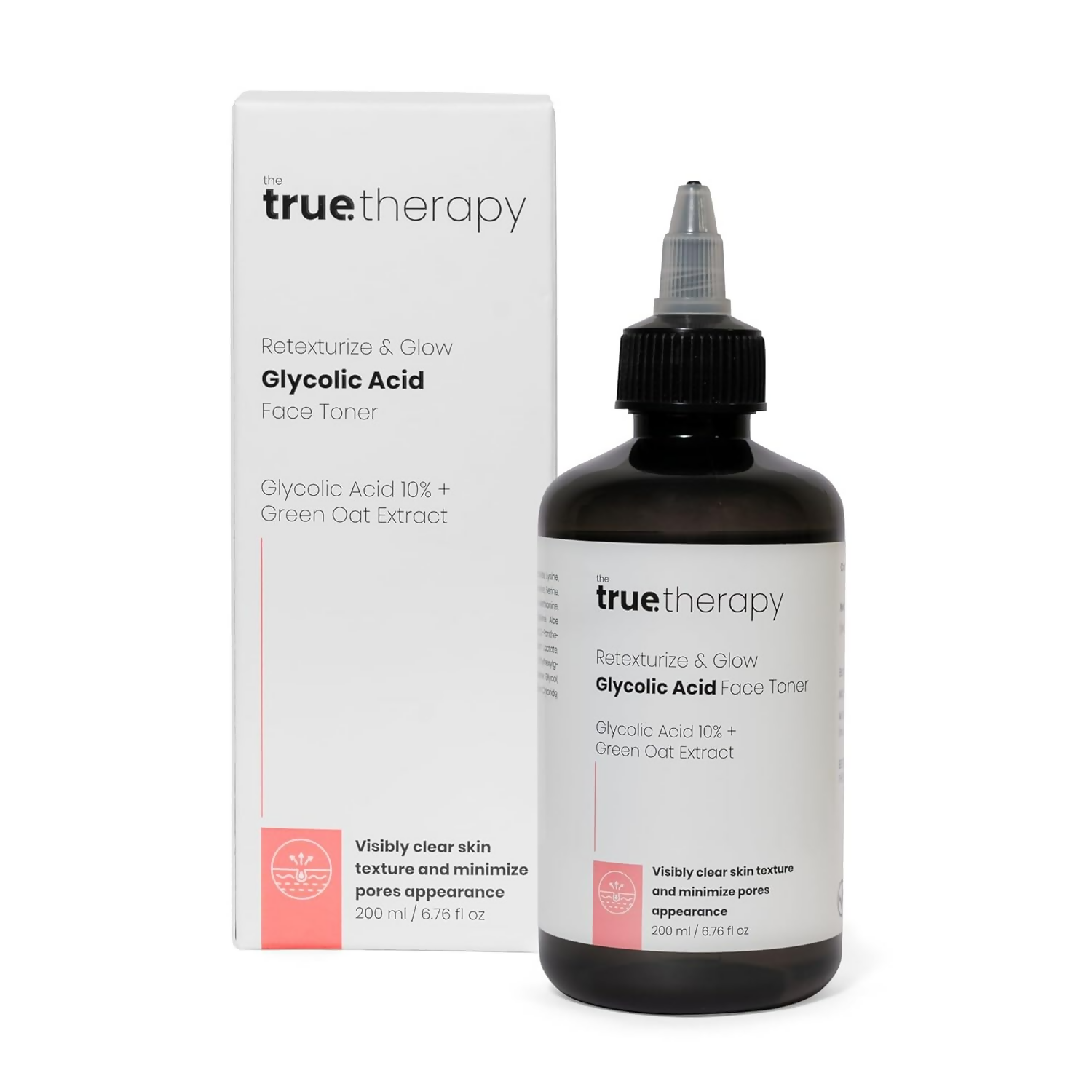 The True Therapy Retexturize 10% Glycolic Acid Toner Face Toner | Grocsy
