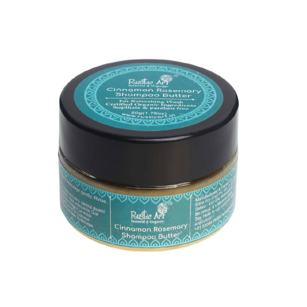Rustic Art Cinnamon Rosemary Shampoo Butter | Grocsy