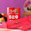 Ganesha Pearl Rakhi & Handmade Chocolate Truffle Combo | Grocsy