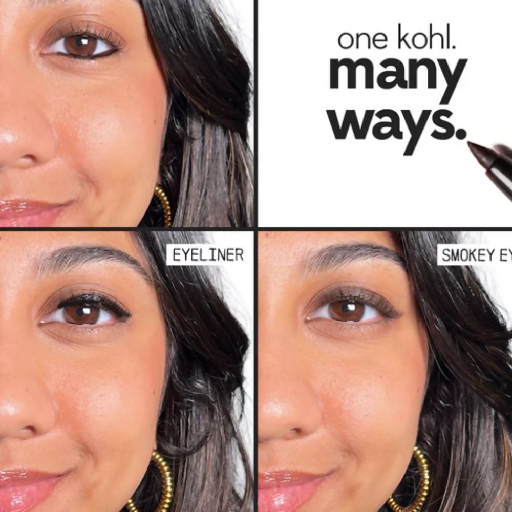 Ruby's Organics Black a Gentle & Nourishing Kajal+ Eyeliner | Grocsy