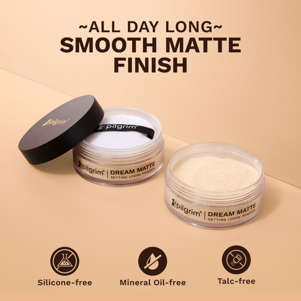 Pilgrim Pore Blurring Airbrush Finish Loose Powder - Banana | Grocsy