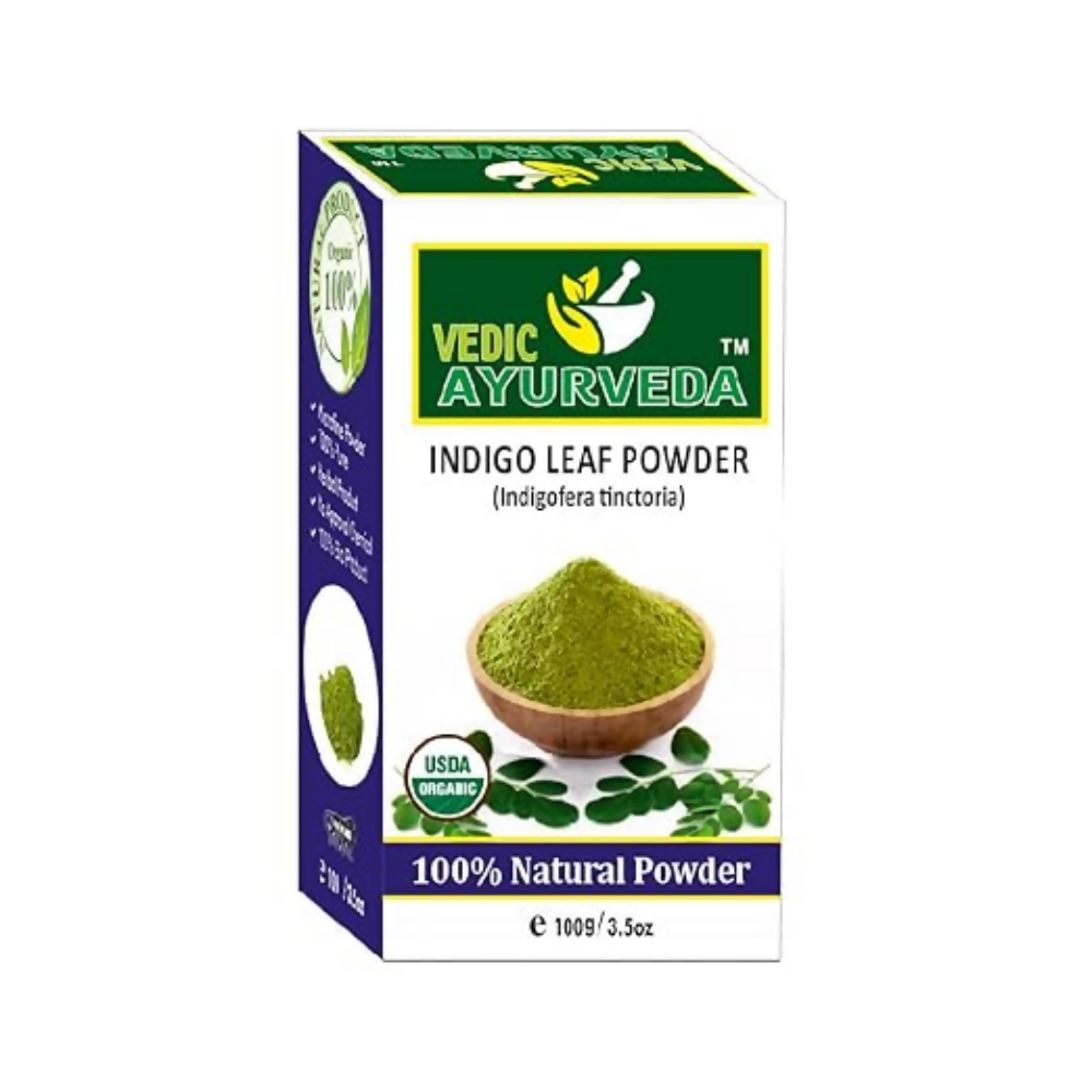 VedicAyurveda Heena Powder, Bhringraj & Indigo Powder | Grocsy