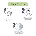 Teenilicious Acne Face Cleanser With 0.5% Azelaic Acid And Tea Tree Oil | Grocsy