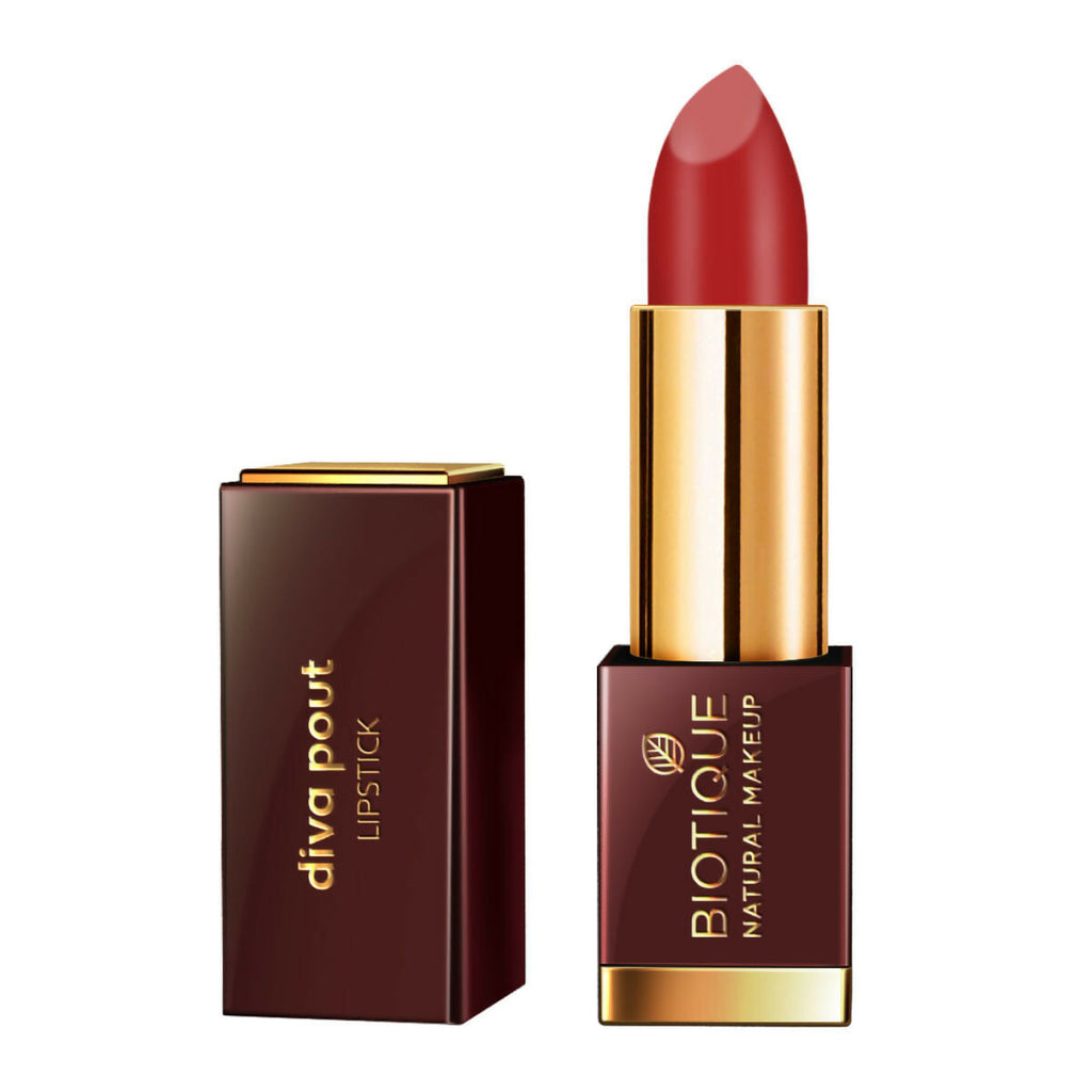 Biotique Diva Pout Lipstick - Salsa Crush | Grocsy