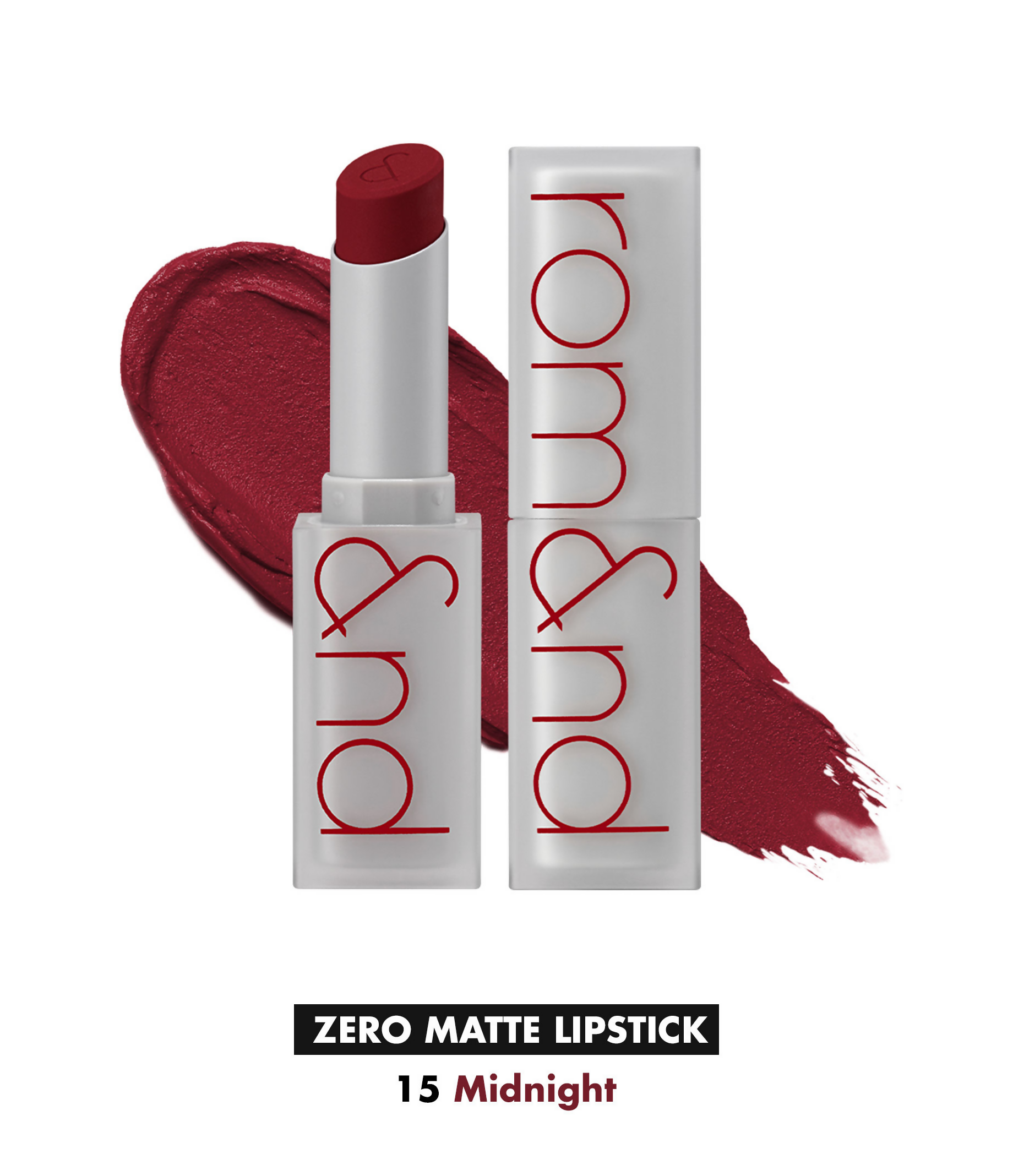 Rom&nd Zero Matte Lipstick - 15 Midnight | Grocsy