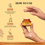 Just Herbs Pure Ghee & 24K Gold Deep Nourishing Souffle Cream | Grocsy