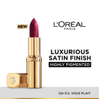 L'Oreal Paris Color Riche Satin Lipstick - 124 S'il Vous Plait | Grocsy