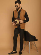 Even Apparels Pure Wool Nehru Jacket - Beige | Grocsy