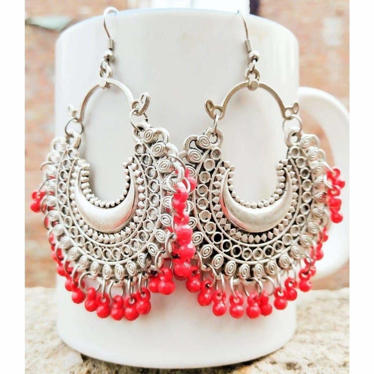 MS Fashion India Fancy Colorful Hanging Earrings | Grocsy