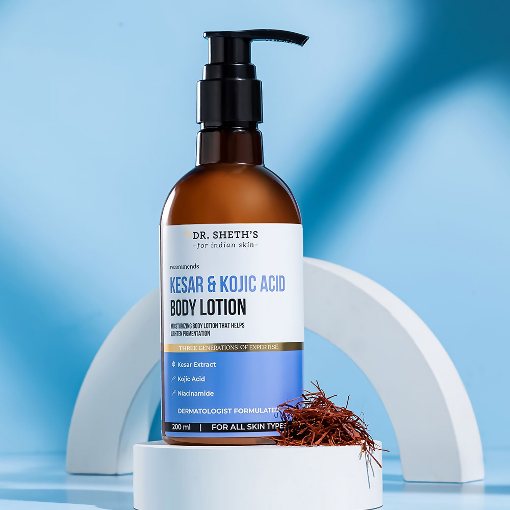 Dr. Sheth's Kesar & Kojic Acid Body Lotion | Grocsy