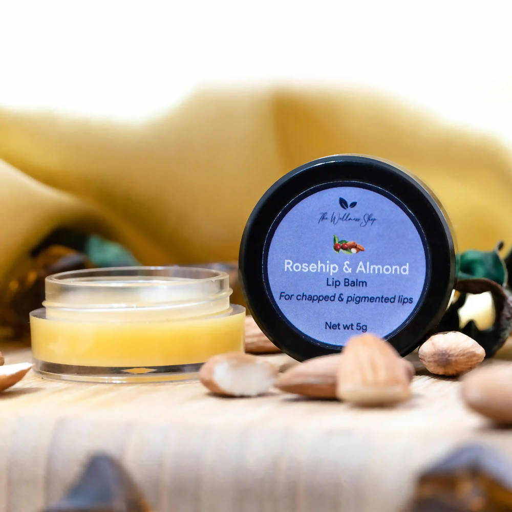 The Wellness Shop Rosehip And Almond Lip Balm | Grocsy